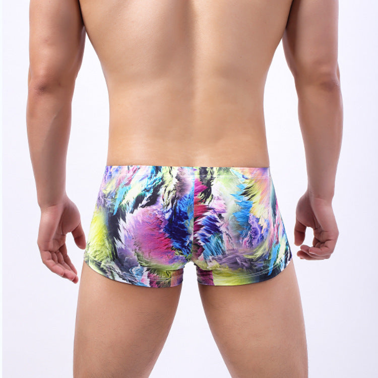 Men's New Arrival Novelty Boxer Underwear Homewear Floral Panties