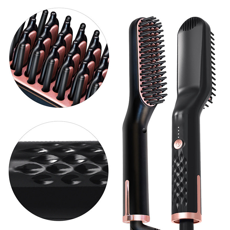 Amazon New Multifunctional Men's Personal Care Straight Hair Comb Hair Style Comb Beard Styling Comb