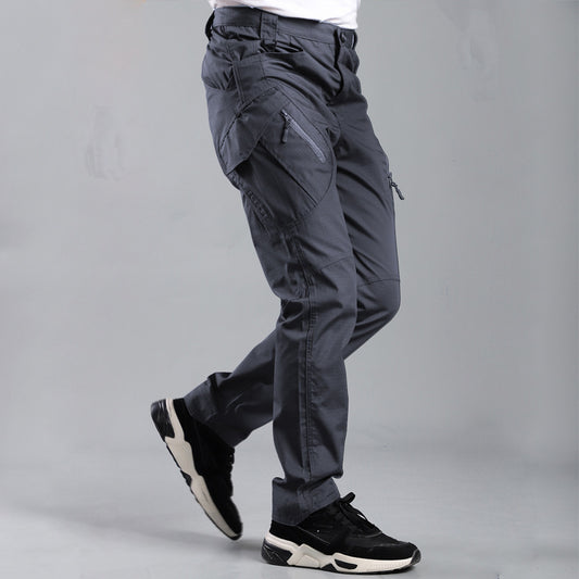 Loose Multi-pocket Pants Overalls Multi-pocket Outdoor Military Fans