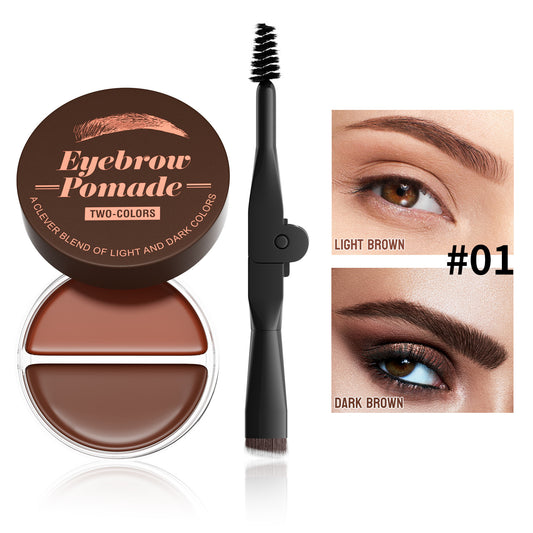 Two-color Brow Cream Makeup Setting