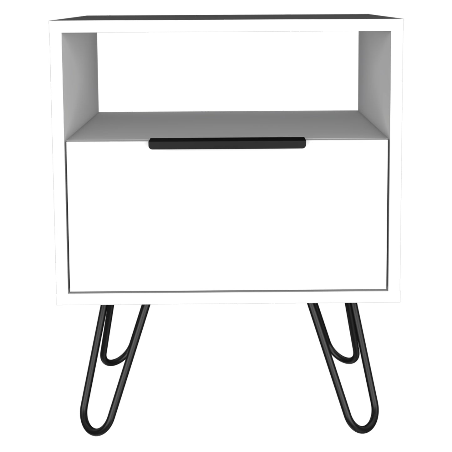 White Creek 1-Shelf 1-Drawer Nightstand