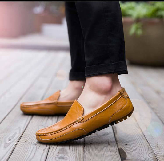 Hollow breathable casual peas shoes men