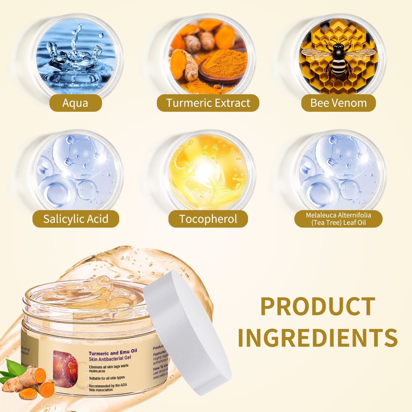 Turmeric Body Neck Cream Soothing And Drying