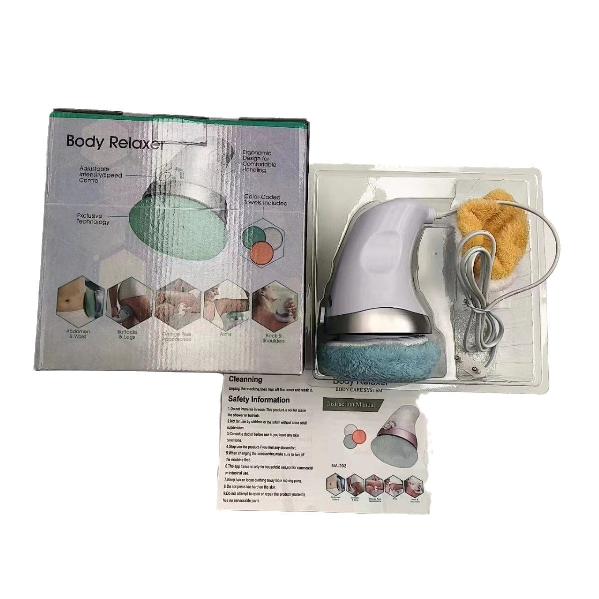 Multifunctional Fat Pusher Massager Vibrating Massager Household Electric Massage Hammer Body Health Massage Equipment