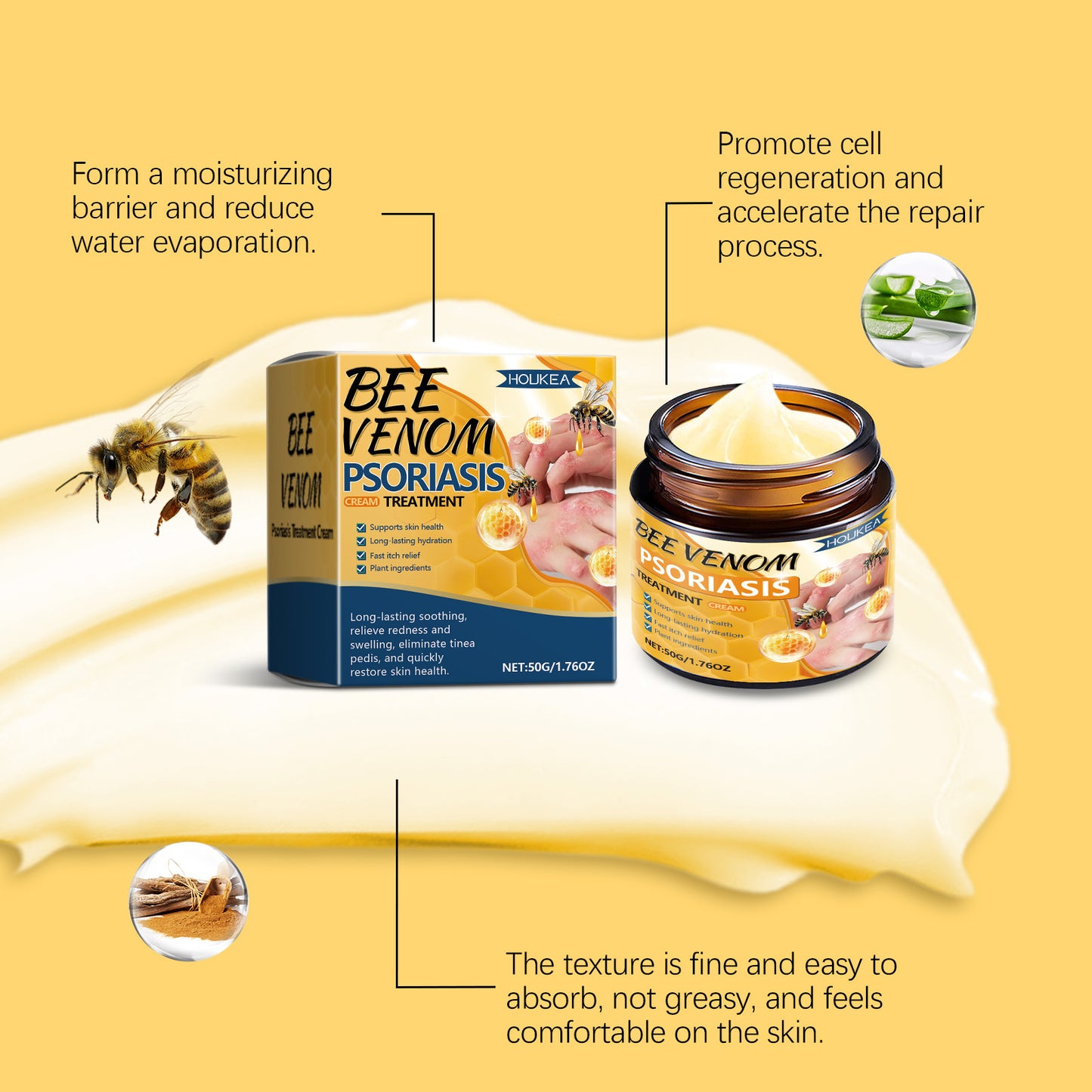 Skin Neck Cream Moisturizing Herbal Cool Soothing Moisturizing