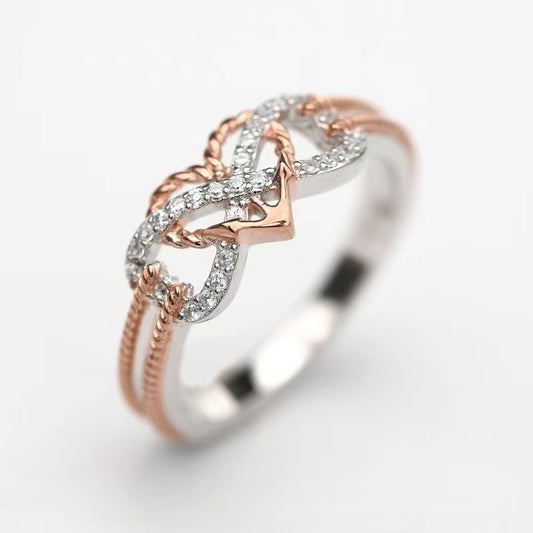S925 Sterling Silver Infinite Love Ring