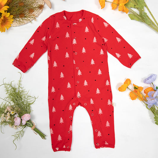 New Baby Summer Thin Clothes Newborn Cotton Baby Jumpsuit Summer Long-sleeved Romper Pajamas
