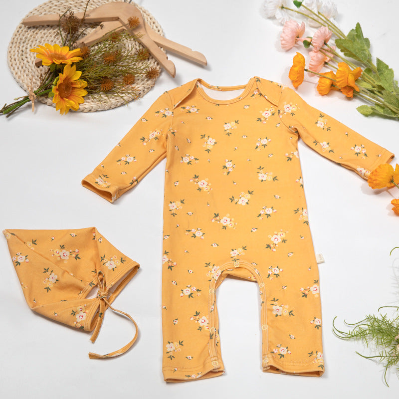Summer New Products Baby Jumpsuit Baby Long-sleeved Cotton Romper For Boys And Girls