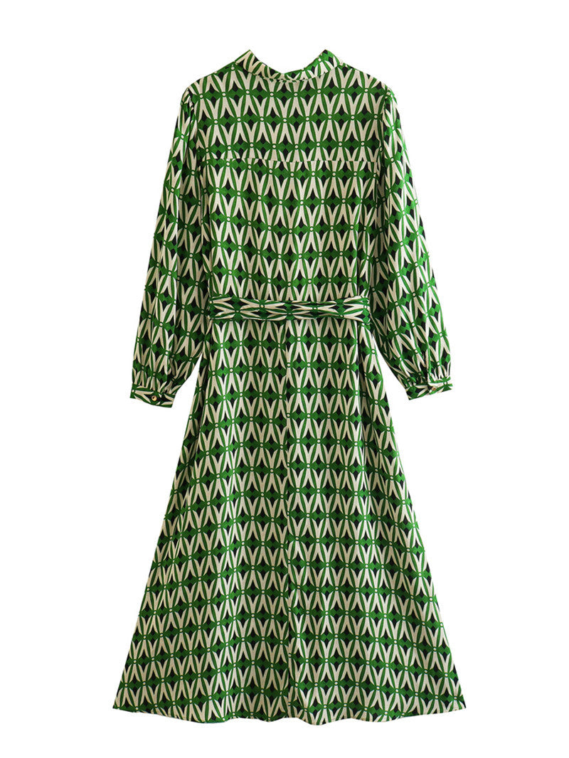 New Money- Belted Midi Dress