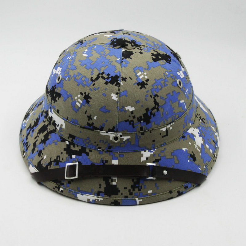 Vietnam Green Hat Camouflage Hat Helmet With Mesh Hat Performance Props Helmet Sun Hat Sun Hat Outdoor Sports Hat