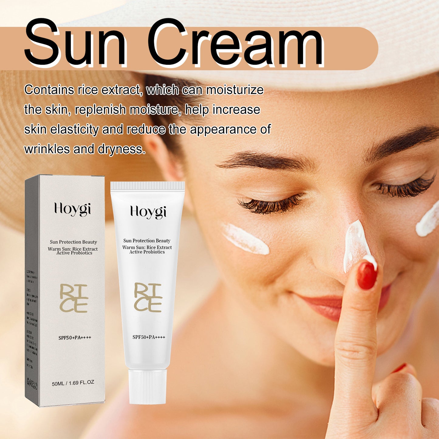 Rice Probiotics Protective Cream Moisturizing Body Skin