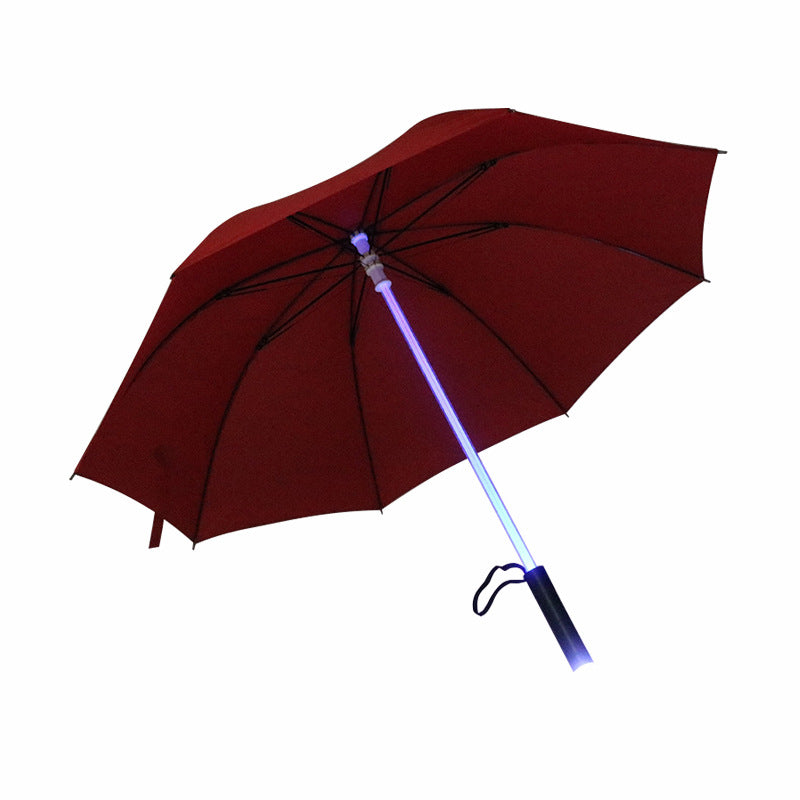 LED Mid-bar Luminous Manual Umbrella Colorful Creative Light