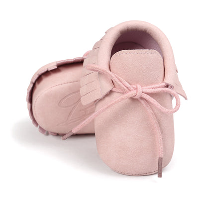 Small seven baby shoes leather soft baby shoes soft socks spring new