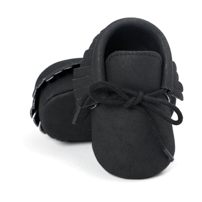 Small seven baby shoes leather soft baby shoes soft socks spring new