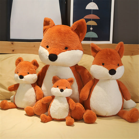 2020 New Products Creative Cartoon Fox Doll Cross-border Plush Toy Vibrato The Same Forest Animal Doll