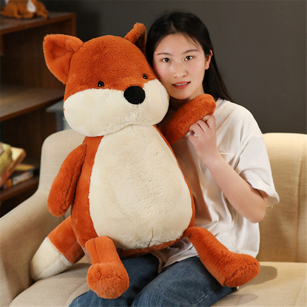 2020 New Products Creative Cartoon Fox Doll Cross-border Plush Toy Vibrato The Same Forest Animal Doll