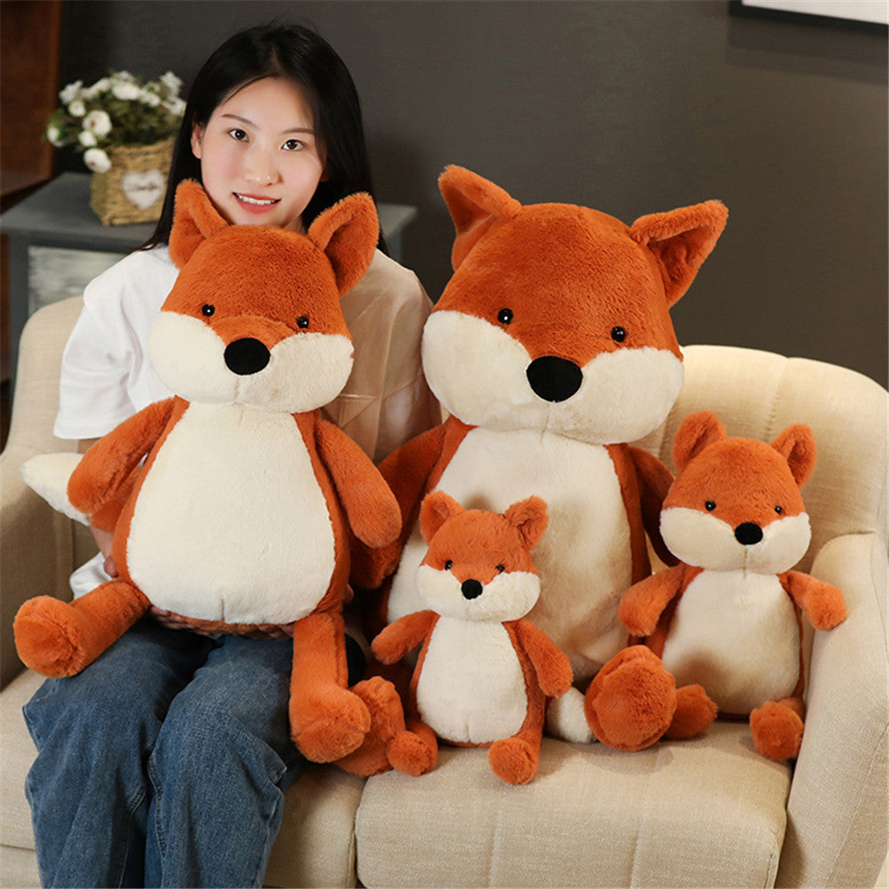 2020 New Products Creative Cartoon Fox Doll Cross-border Plush Toy Vibrato The Same Forest Animal Doll