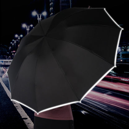 Umbrella Automatic Small Umbrella Windproof Three-fold Business Umbrella