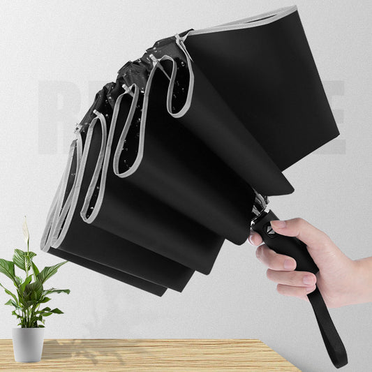 Umbrella Automatic Small Umbrella Windproof Three-fold Business Umbrella