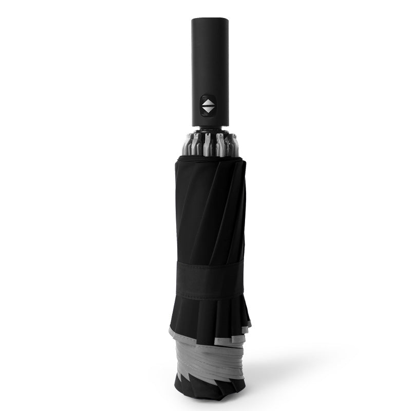Umbrella Automatic Small Umbrella Windproof Three-fold Business Umbrella