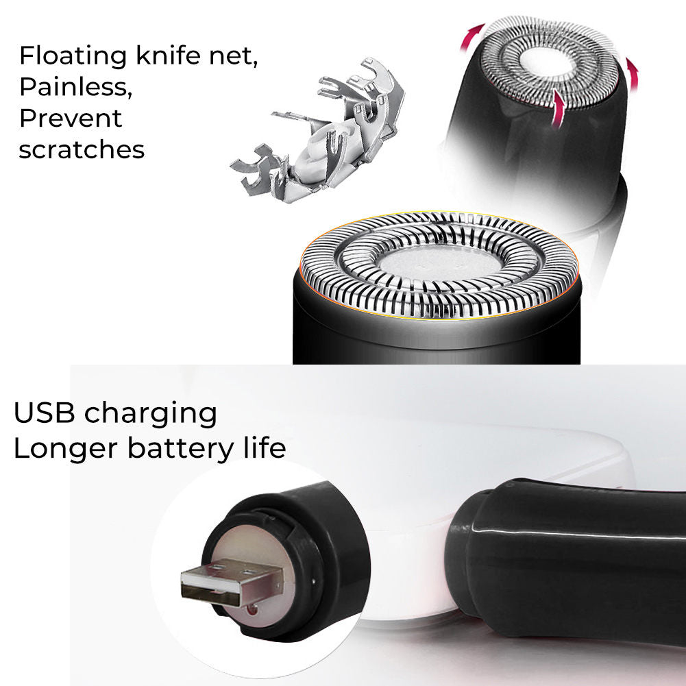 Nose hair trimmer 4-in-1 black