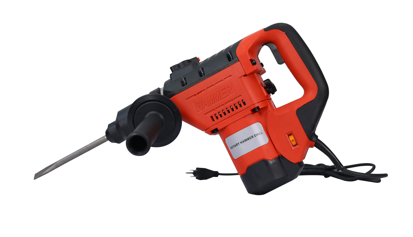 Rotary Hammer 1100W(Red + Black) 1-1/2&quot;  SDS Plus Rotary Hammer Drill 3 Functions
