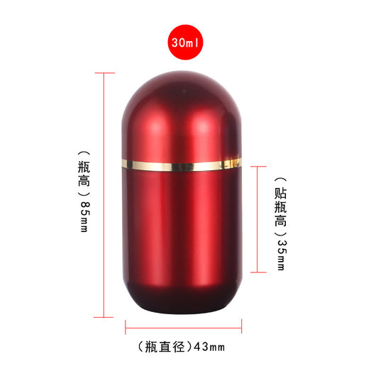 Acrylic Health Care Product Bottle Transparent Plastic Sub-bottling Capsule Bottle Tablet Candy Bottle