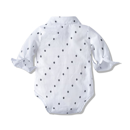 Autumn New Long-sleeved Romper Suits Baby Clothing Boy Baby Fashion Gentleman Children&#039;s Clothing Cross-border Wholesale