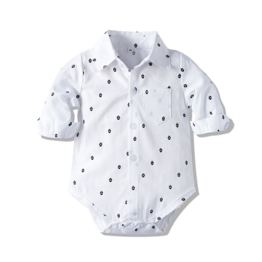 Autumn New Long-sleeved Romper Suits Baby Clothing Boy Baby Fashion Gentleman Children&#039;s Clothing Cross-border Wholesale