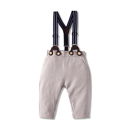 Autumn New Long-sleeved Romper Suits Baby Clothing Boy Baby Fashion Gentleman Children&#039;s Clothing Cross-border Wholesale