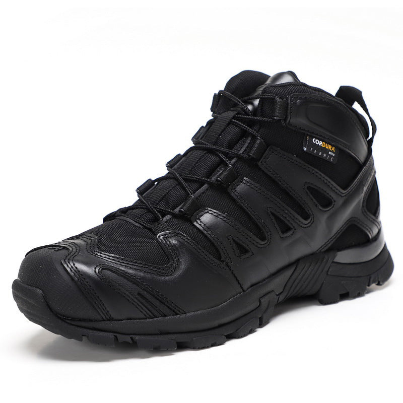 New Products Outdoor Sports Shoes Tactical Military Boots Marine Boots Men&#039;s Mid-top Desert Boots Hiking Shoes Mountain Camping Supplies