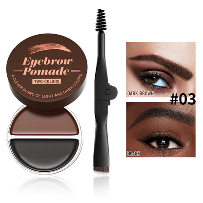 Two-color Brow Cream Makeup Setting