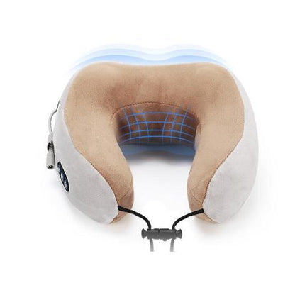 Massage U-Shaped Pillow Multi-Function Shoulder and Cervical Vertebra Electric Outdoor Portable Car Health Care
