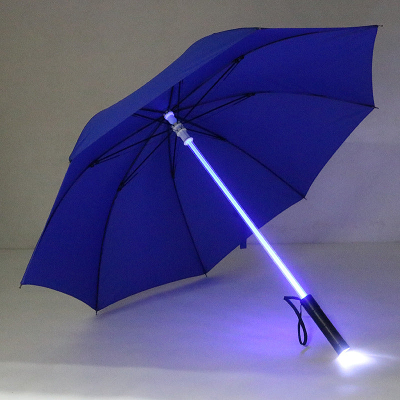 LED Mid-bar Luminous Manual Umbrella Colorful Creative Light