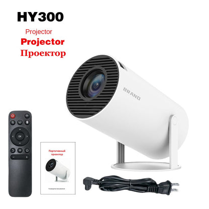 Cross-border Explosions HY300max High-definition Game Projector Home Entertainment Two-in-one Game Mini Projector