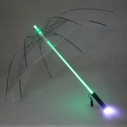 LED Mid-bar Luminous Manual Umbrella Colorful Creative Light