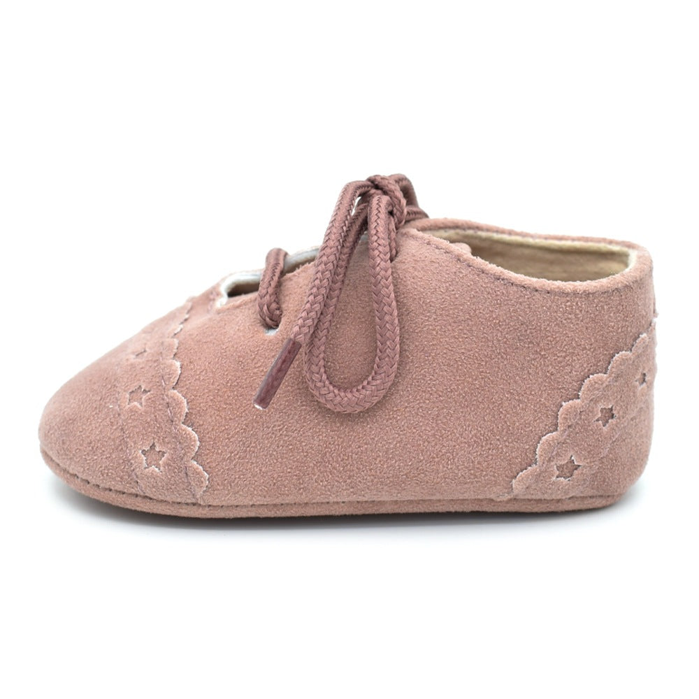 Baby Shoes Spring And Autumn Flashing Lace Leisure 0-1 Year Old Baby Toddler Shoes Soft Sole Baby Shoes D701