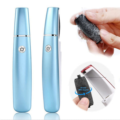 Exfoliating Skin And Foot Beauty Skin Pedicure Device Dry Battery Electric Foot Grinder