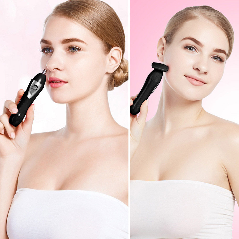 Nose hair trimmer 4-in-1 black
