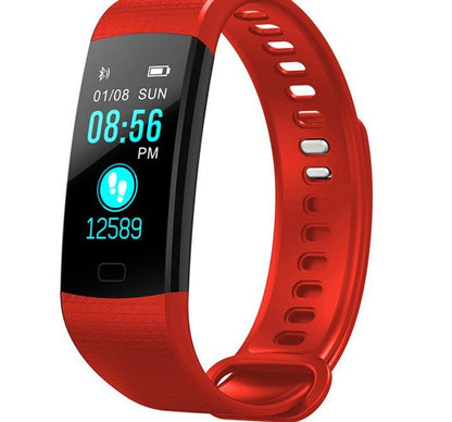 Y5 Color Screen Heart Rate Sports Pedometer Health Bracelet Bluetooth Message Alert Smartwatch Bracelets