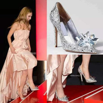 Cinderella crystal shoes