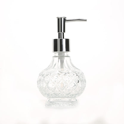 Hand Sanitizer Bottle Glass Bathroom Countertop Press Lotion Sub-bottling Shampoo Shower Gel Soap Liquid Bottle Kitchen