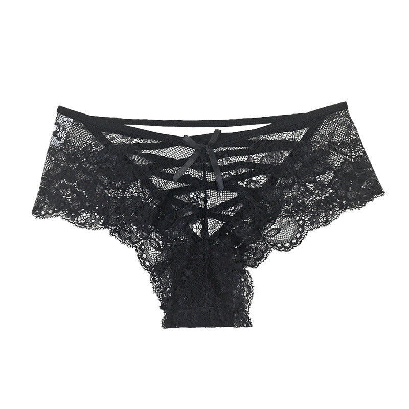 New Product Ladies Underwear Sexy Hollow Rose Jacquard