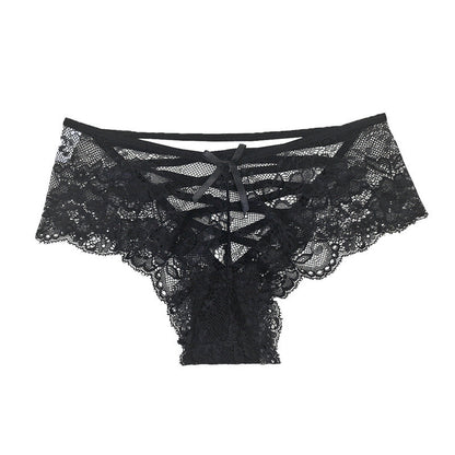 New Product Ladies Underwear Sexy Hollow Rose Jacquard