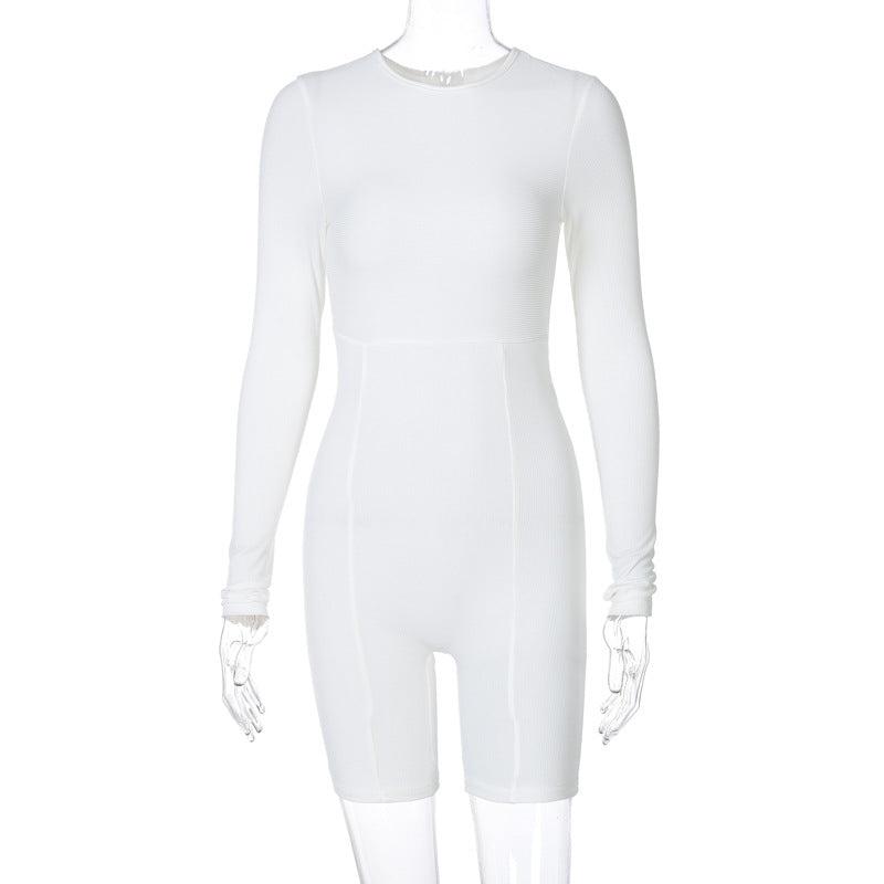 European And American Hot Products 2023 Spring Women&#039;s Leggings New Knitted Slim Fit Buttocks Sports Yoga Jumpsuit