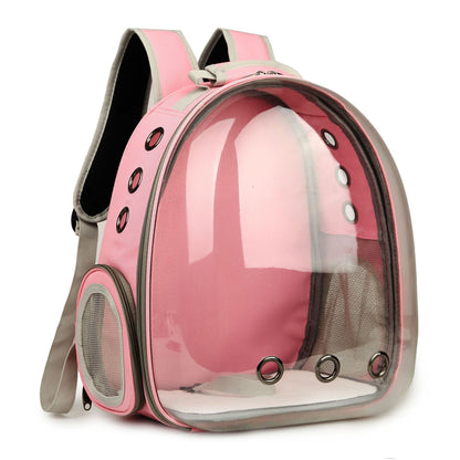 Spot New Pet Outing Bag Portable Space Capsule Transparent Cat Backpack