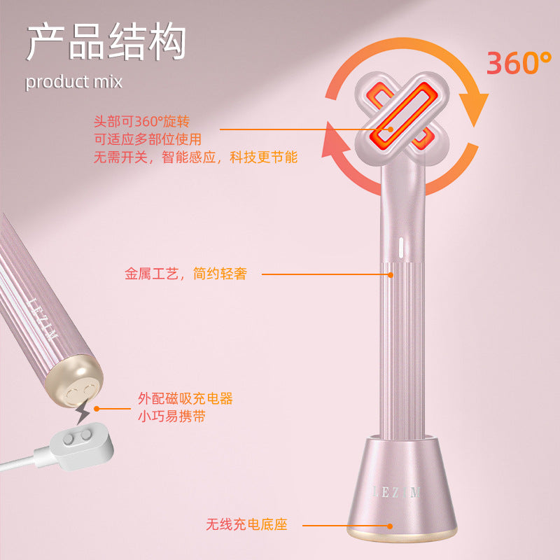 Manufacturer&#039;s New Eye Beauty Instrument Eye Massage Instrument EMS Micro-current Introduction Rotatable Vibration Radio Frequency Beauty Instrument