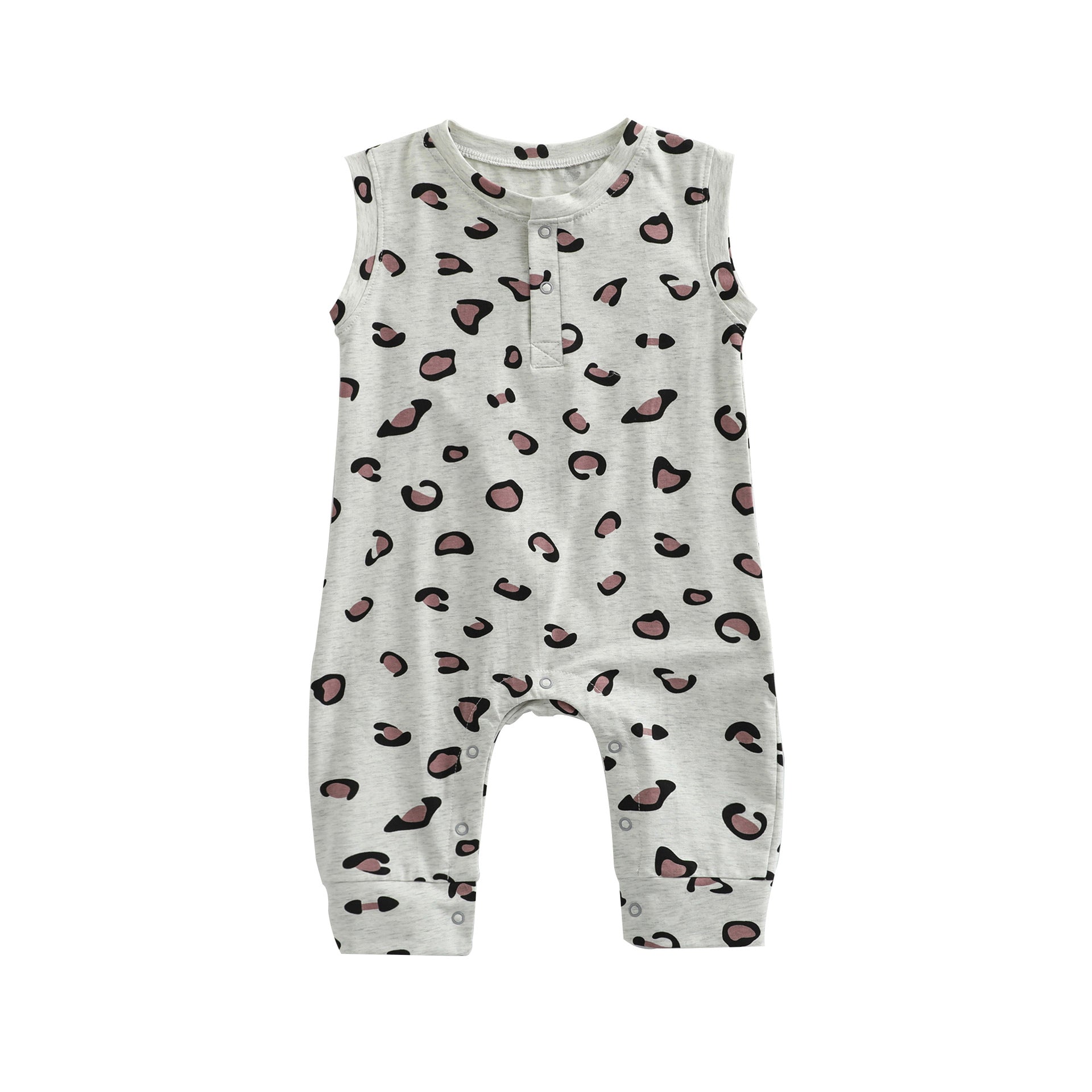 Baby Clothes Summer Thin Sleeveless Vest Romper Baby Girl Super Foreign Style Climbing Clothes Summer Clothes Baby Boy Cotton Jumpsuit