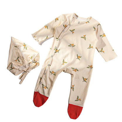 Summer New Products Baby Jumpsuit Long-sleeved Cotton Clothes Romper Baby Outerwear Romper