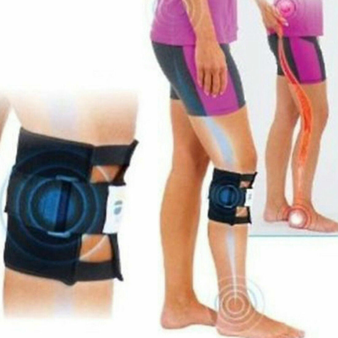 Magnet Health Care Knee Brace Strap Knee Pain Relief Sports Leg Protector